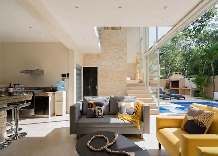 Tulum Private Modern Villa-Pool Beds-Ac-Internet-Parking-Grill